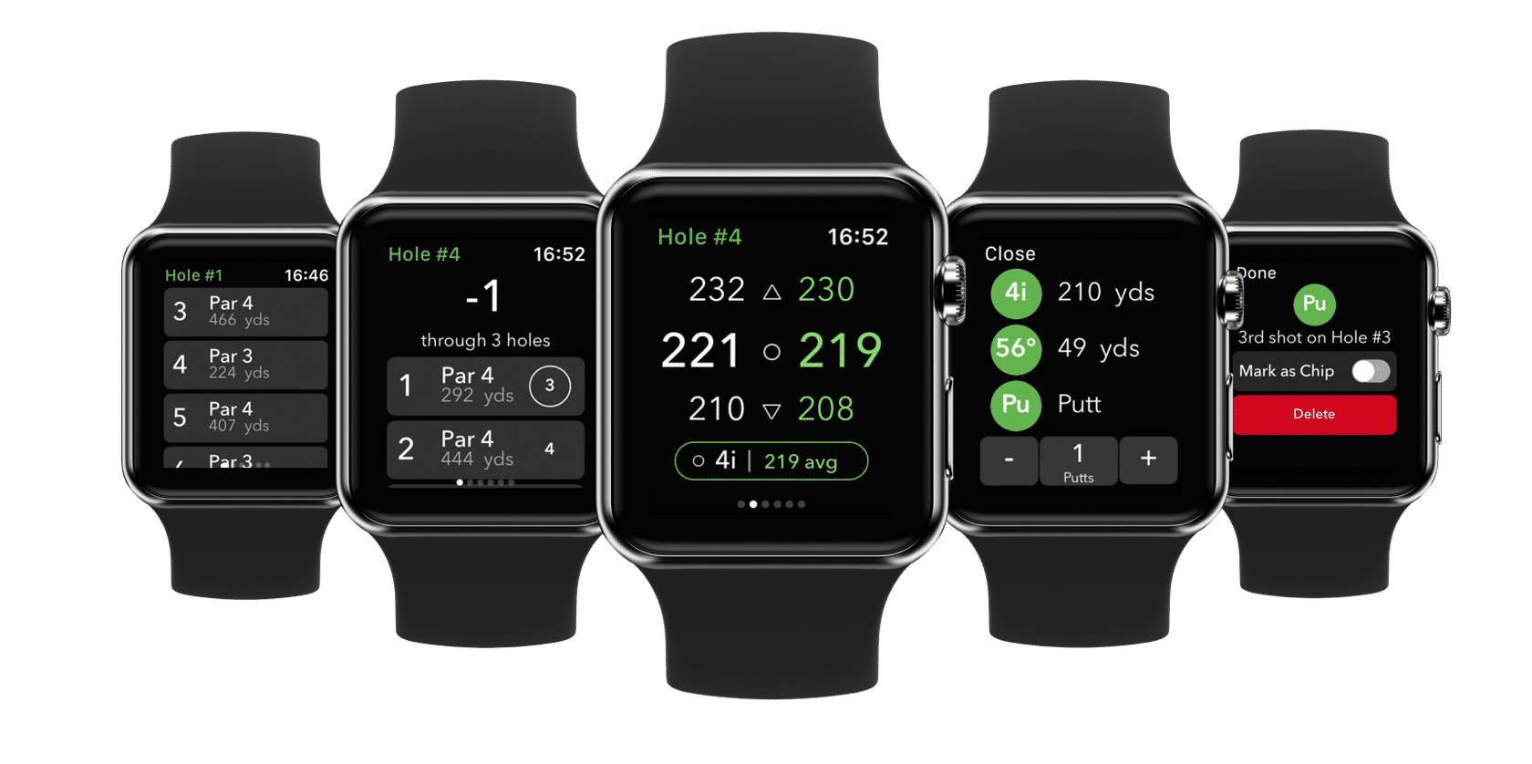 Golf stroke counter hot sale apple watch